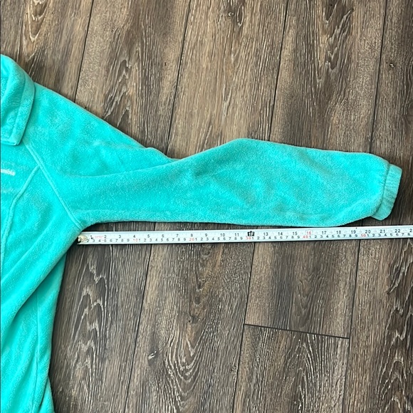 Columbia Turquoise Zip Up Fleece Jacket Ladies Large - Picture 12 of 14